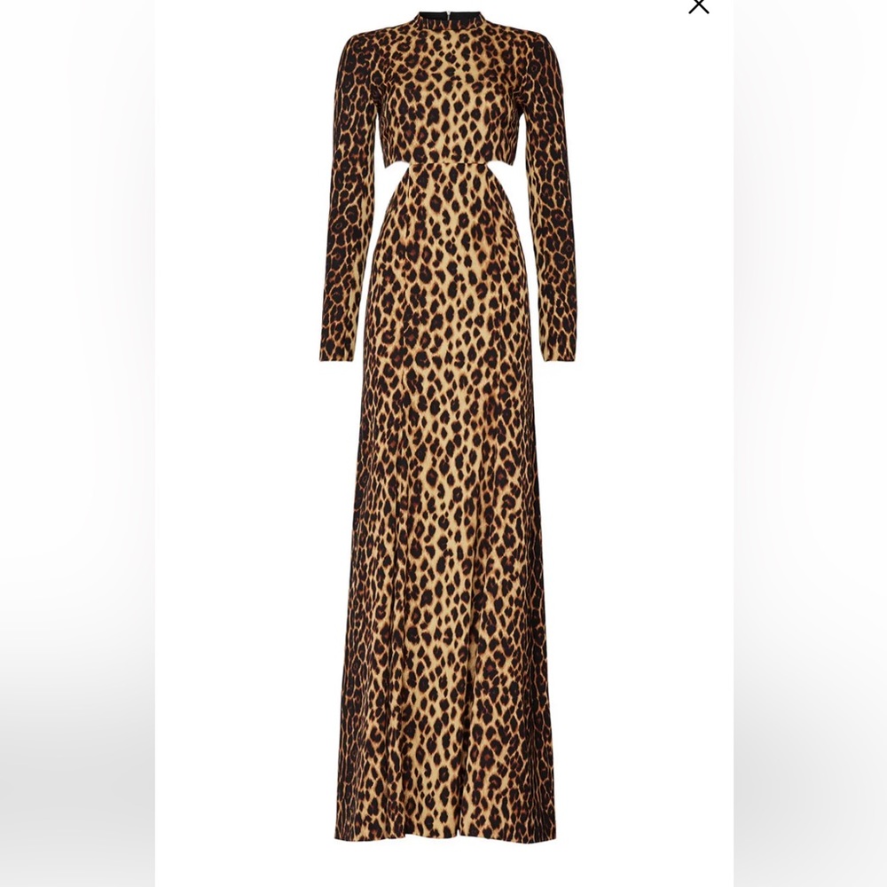 A.L.C. Long Leopard Print Gown - STUNNING in person!